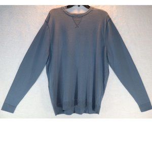 Nordstrom Men's 1901 Solid Crewneck Sweater Extra Large Blue Chinoise